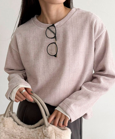 ラメモールプルオーバー