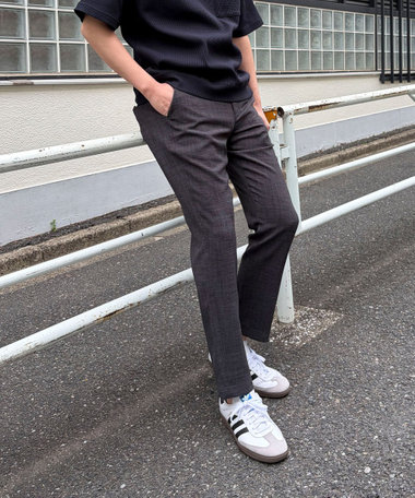 《ビジカジ/セットアップ対応》Reflax　キャンバス　イージーパンツ