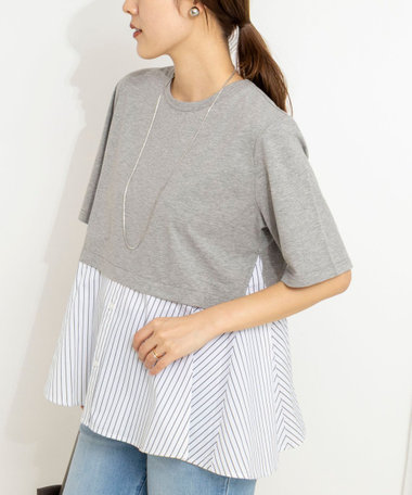 【TRRAZZO DONNA/トラッゾドンナ】Docking Flare Top