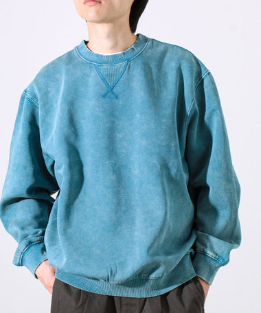 【雪の色ムラ】カラフルスノーパウダー裏起毛スウェット