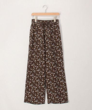 チューリッププリントワイドパンツ