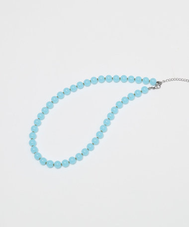 【MAQWEL/マクウェル】ツートンビーズネックレス