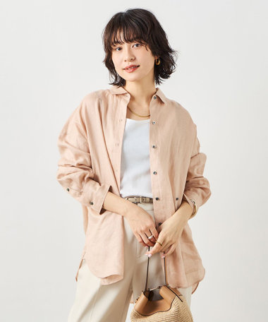 MY STANDARD マルチWAYリネンシャツ