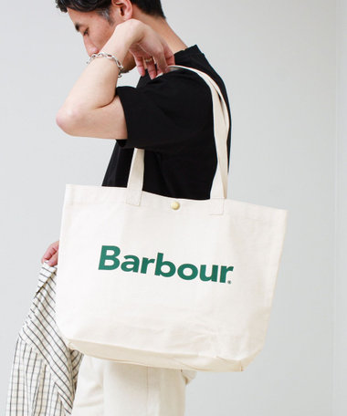 【BARBOUR/バブアー】LOGO TOTE BAG ロゴトートバッグ