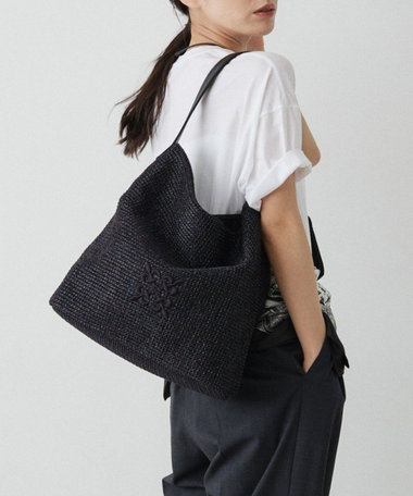 ナイロンラフィアワンショルダーバッグ(CE-1714)