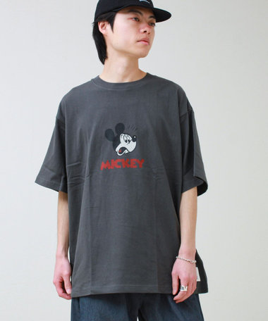 【DISCUS】Disney ミッキープリントTシャツ