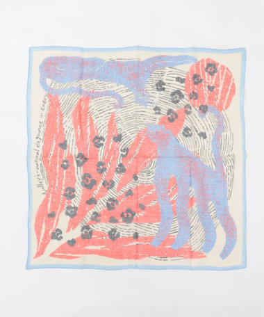 リネンガーゼプリントストール