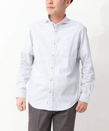 パラシュートカッタウェイ　リバーシブルドビーシャツ