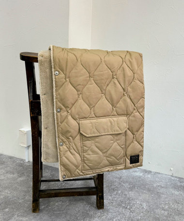 【WEB限定】【TAION/タイオン】ミリタリーリバーシブルダウンストール