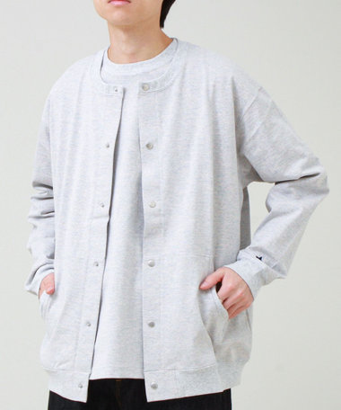 ［FREDY＆GLOSTER限定 TIME SALE！］【BOY BACK FANCY】裏配色  クルーネックカーディガン