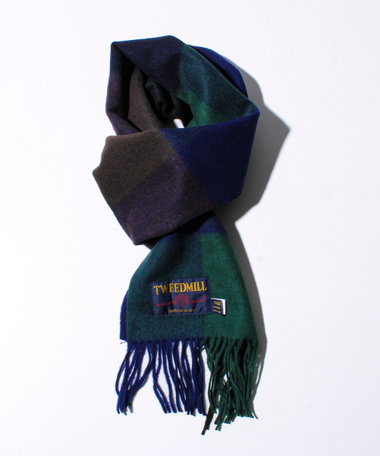 ［WEB限定 SPECIAL PRICE！］【TWEED MILL/ツイードミル】ウールチェックストール25