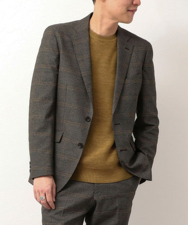 匿名発送　ノーリーズ　テーラードジャケット　ブラウン　ウールライク 匿名発送 ノーリーズ テーラードジャケット ブラウン ウール