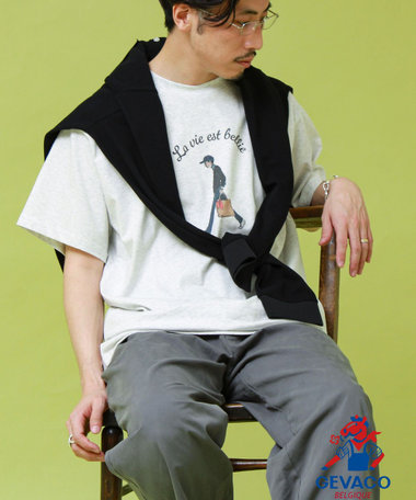 【GEVACO/ゲバコ】プリントＴシャツ