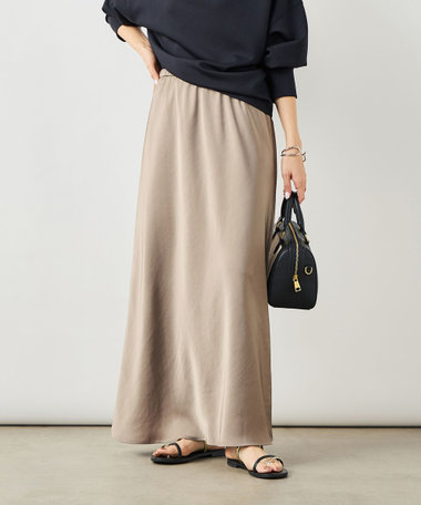 【値下げ・美品】ノーリーズソフィ　スカートスーツ上下 NOLLEY'S Sophi（ノーリーズソフィ）の「グログランタックフレア