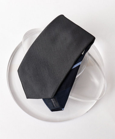 クレリックカスミソリッドネクタイ 25AWコレクション