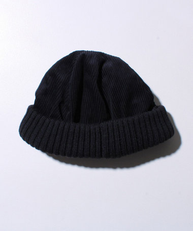 【GLOSTER/グロスター】コーデュロイ ロールワッチ ニット帽