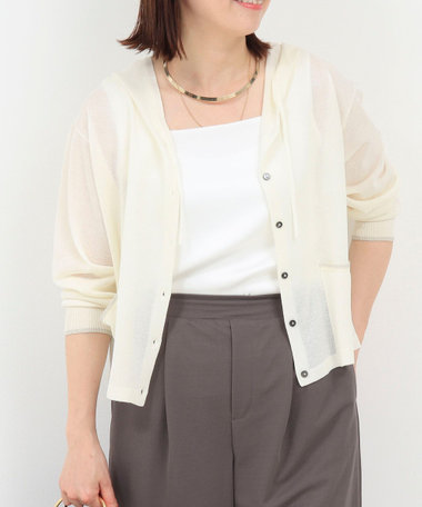 NOLLEY'S ヘアリーストレッチはおり 22AW カシミヤ カーディガン