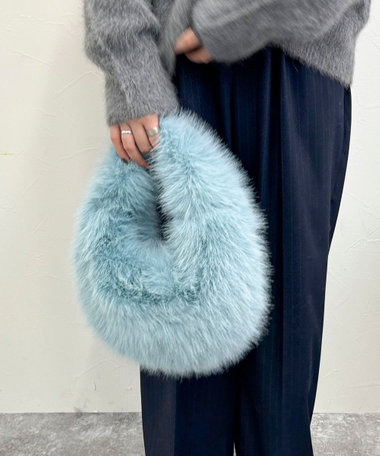 オーバルファーバッグ