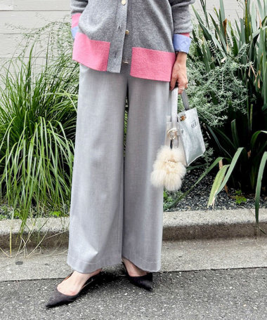 ウォッシャブル裏起毛WARMパンツ