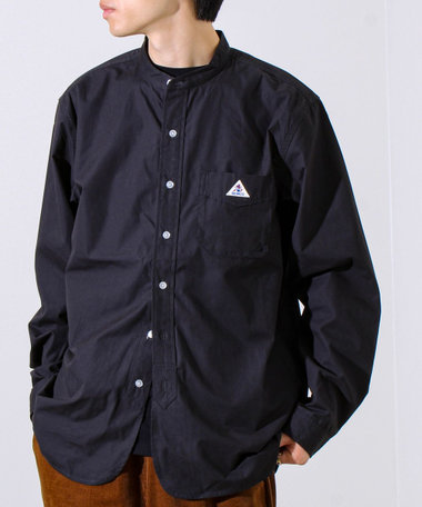 【GEVACO/ゲバコ】起毛バンドカラーシャツ