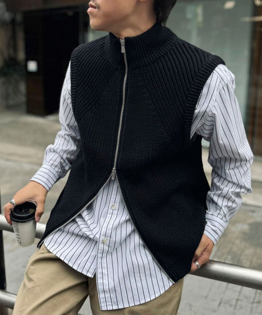 【BATONER/バトナー】SIGNATURE DRIVERS VEST ドライバーズニットベスト（4-0607-6-52-604）｜NOLLEY'S  goodman(ノーリーズ グッドマン）｜NOLLEY'S(ノーリーズ）｜men（MEN）｜NOLLEY'S MALL（ノーリーズ モール）