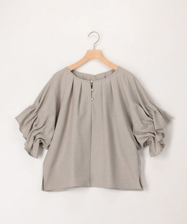 サップタンブラー2WAY袖ギャザーブラウス