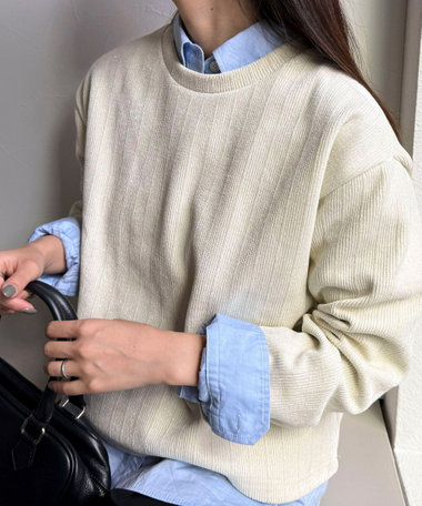 ラメモールプルオーバー