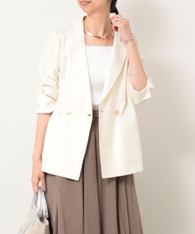 イージーケアリネンジャケット（5-0818-3-05-002）｜MICO COULIER