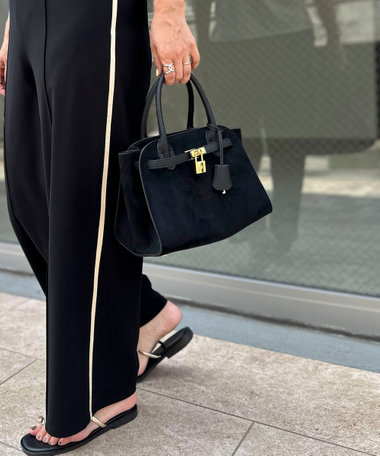 【SINBONO/シンボノ】 スエードコンビトートバッグ