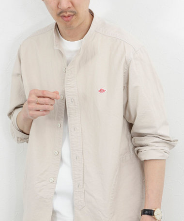 【DANTON/ダントン】DT-B0280SOX BAND COLLAR SHIRT LS 26SS