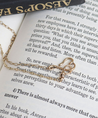 ハートフックネックレス