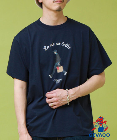 【GEVACO/ゲバコ】プリントＴシャツ