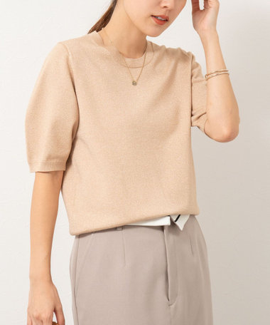 新品【NOLLY'S sophi】リブクルーネック薄手ニット 定価12650円 ニット｜トップス｜複数ブランド｜women（WOMEN）｜NOLLEY'S