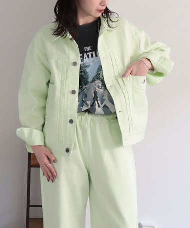 【GEVACO/ゲバコ】10ozカラーツイル＆デニムジャケット