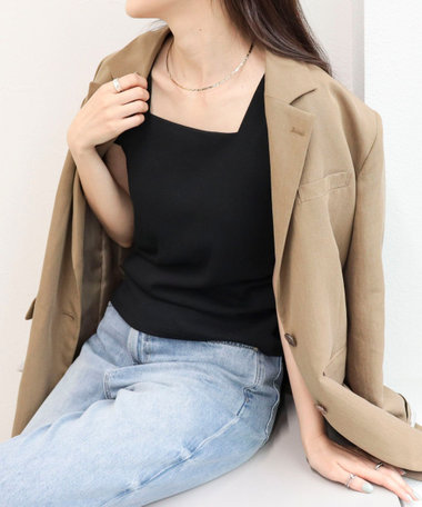 【@sora_522m企画】スクエアネックコンパクトTシャツ