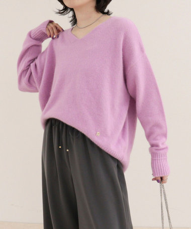 FOX MIX Vネックニットプルオーバー