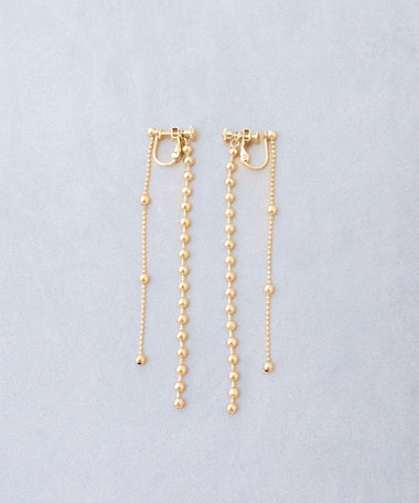 【grâce grace/グラスグラス】スキップボールボールiイヤリング