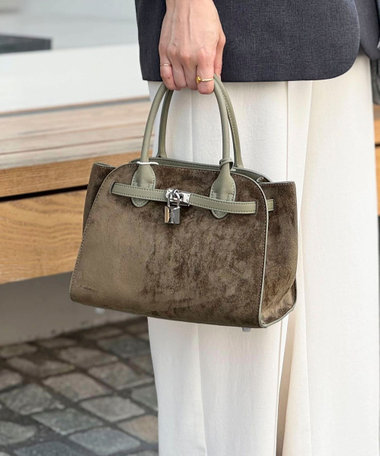 【SINBONO/シンボノ】 スエードコンビトートバッグ