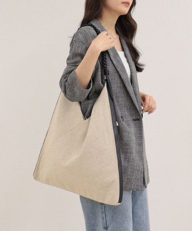 【LE VERNIS/ル・ベルニ】ロープワンハンドルキャンバスバッグ