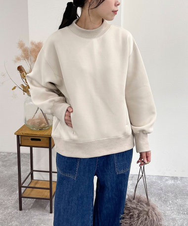 ダンボールニットモックネックプルオーバー（4-0331-6-23-011）｜fredy