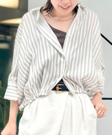 《セットアップ対応》ウォッシャブルドロストシャツ