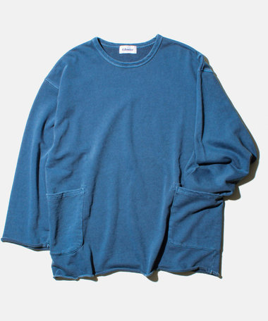 【秋の一枚着にちょうどいい】9分袖ダブルポケットプルオーバー