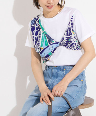 ウォッシャブルスカーフTシャツ
