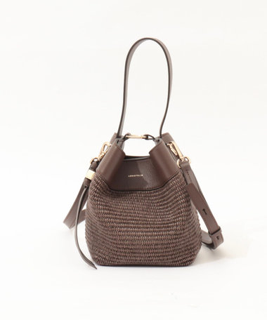 【LORISTELLA/ロリステッラ】キューブワンハンドル雑材コンビバッグ