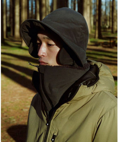 【halo Commodity/ハロ コモディティー】Ridge Neck Gaiter ネックウォーマー, ブラック, F