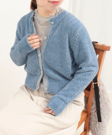 未使用！ノーリーズ　カーディガン セール】コットンVネックカーディガン（カーディガン/ボレロ