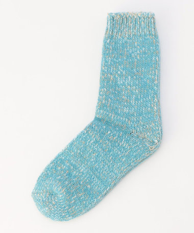 【H FOOT WEAR/エイチフットウエア】メランジプレーンソックス