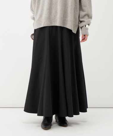 《UVカット、速乾性、接触冷感》ウォッシャブルヴィンテージタフタマチ入りマキシスカート