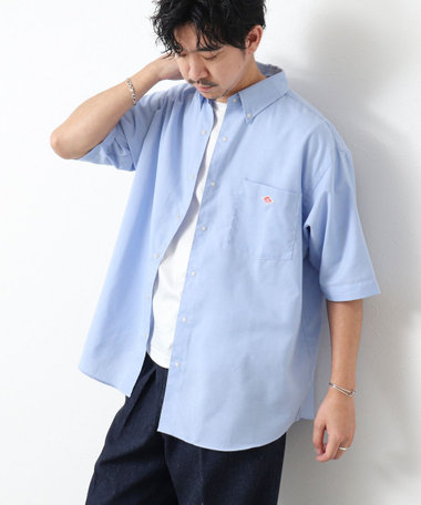 【DANTON/ダントン】DOT BUTTON B.D. SHIRT SS 25SS
