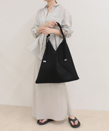 【CASSELINI/キャセリーニ】パラコードハンドルメッシュバッグ